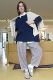 Conrad Oversized Boxy Knit Navy